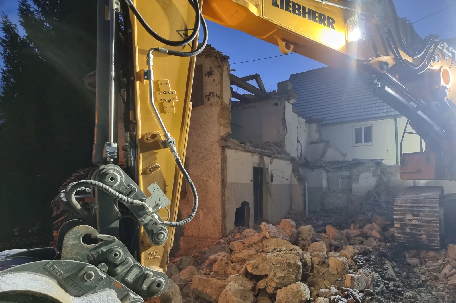 Schüttgut im Schüttgutzentrum von Erdbau Senftleben